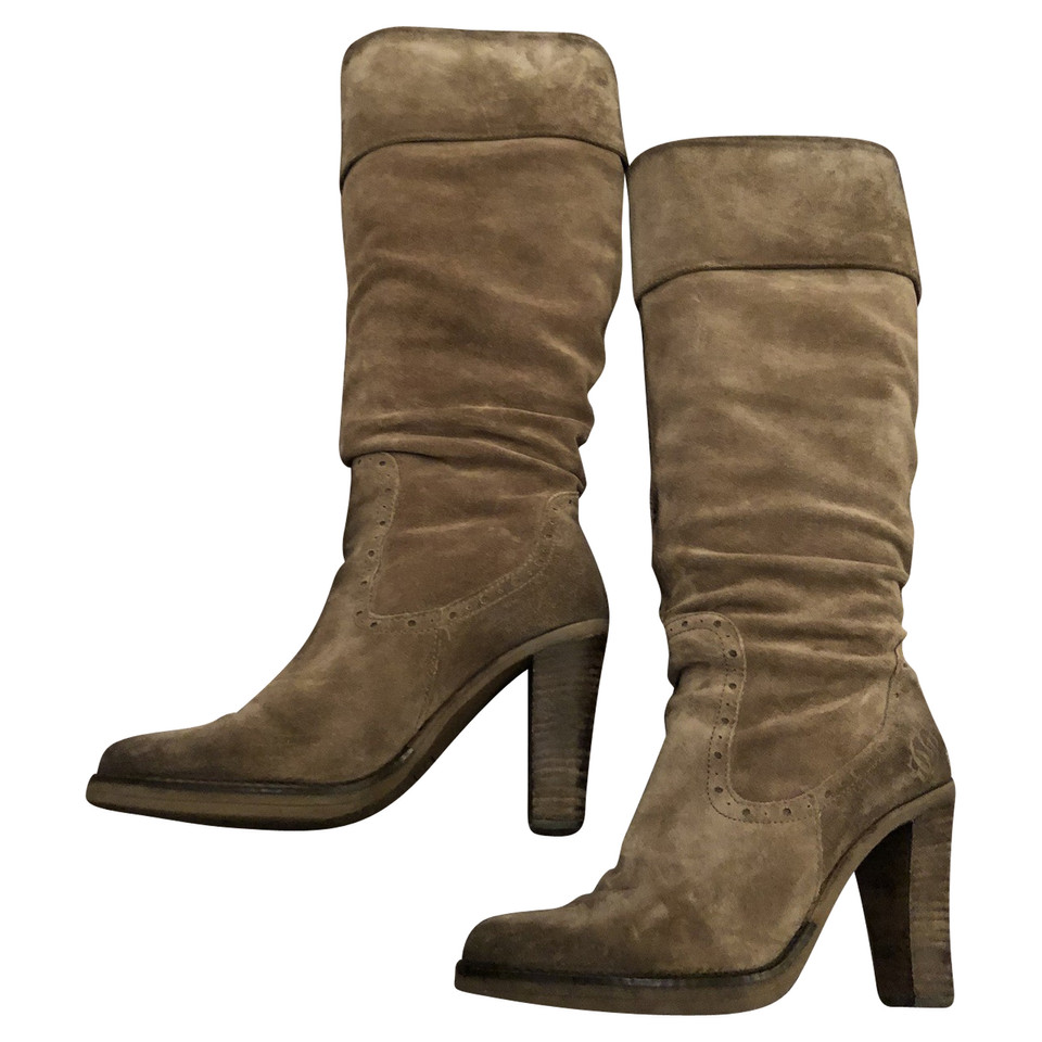 Guess Boots Suede in Taupe
