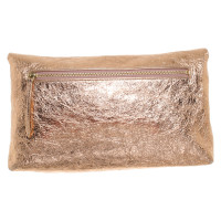 Dries Van Noten Clutch Bag Leather in Pink