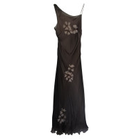 Alberta Ferretti Vestito in Seta in Nero