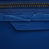 Céline Luggage en Cuir en Bleu