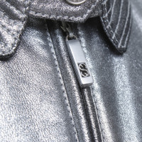 Escada Silver colored leather jacket