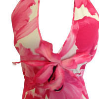 Céline Roze bloemblaadje, halsketting maxi jurk
