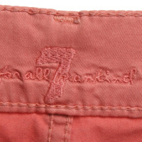 7 For All Mankind Pantaloni in rosso corallo