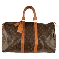 Louis Vuitton Keepall 45 aus Canvas in Braun