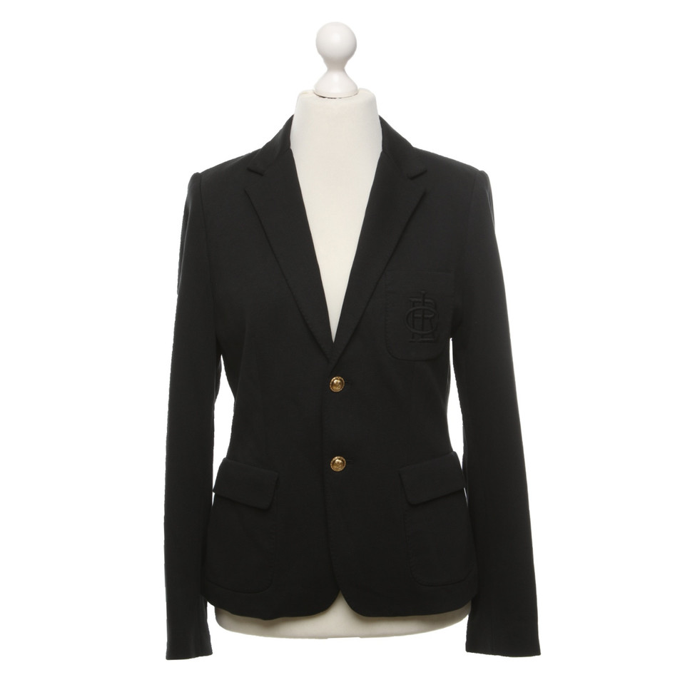 Ralph Lauren Blazer aus Baumwolle in Schwarz