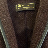 Loro Piana Cashmere jacket with leather details