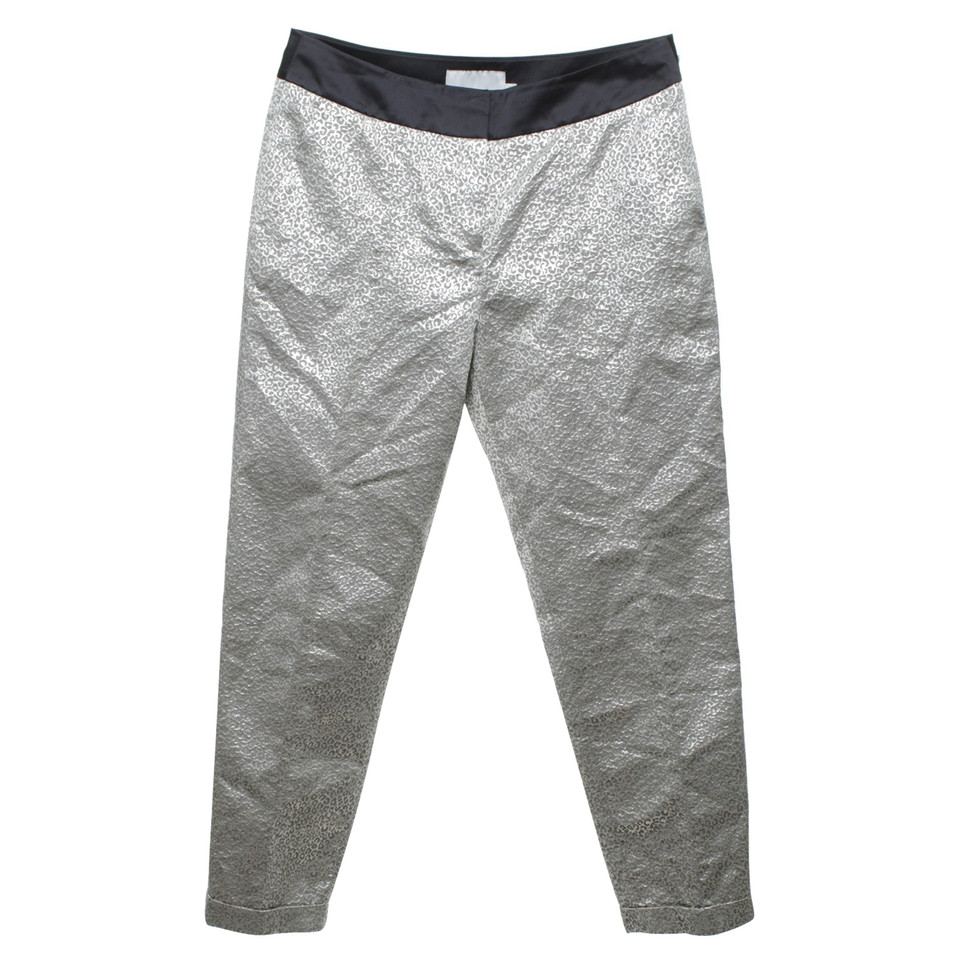 Karen Millen Pantaloni a Silver / Nero