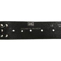 Elisabetta Franchi Belt Leather in Black