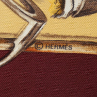 Hermès Doek met ,, A Propos de Laarzen '' - patroon