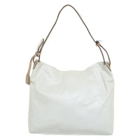 Andere Marke Handtasche aus Leder in Weiß