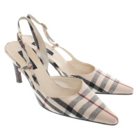 Burberry Sling-pumps met Nova patroon van de controle