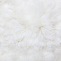 Claudie Pierlot Fur coat in offwhite