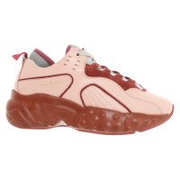Acne Chaussures de sport en Cuir en Rose/pink