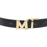 Mcm Belt with logo pattern