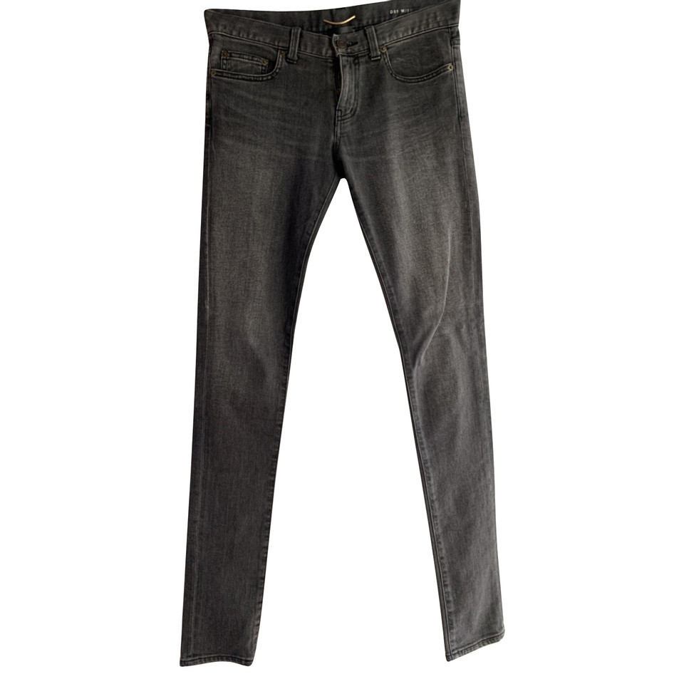 Saint Laurent Jeans aus Jeansstoff in Grau