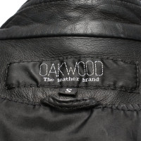 Oakwood Giacca/Cappotto in Pelle in Nero