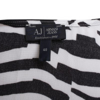 Armani Jeans Kleid in Schwarz-Weiß