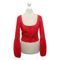 Staud Top Cotton in Red