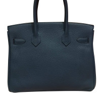 Hermès Birkin Bag 30 Leer in Blauw