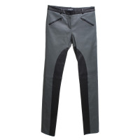 Michalsky pantaloni di pelle in nero / verde