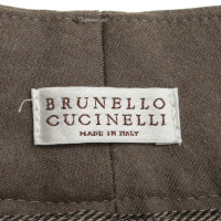 Brunello Cucinelli Pantalon en kaki