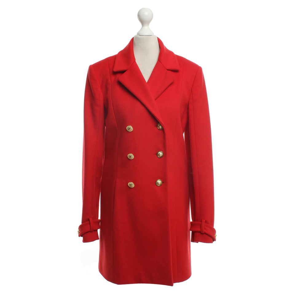 Versus cappotto classico in rosso