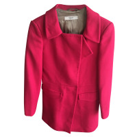 Prada Manteau de laine en fuchsia