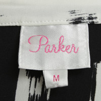 Parker Seidenkleid mit Muster