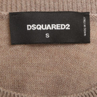 Dsquared2 Fine knit top in Brown