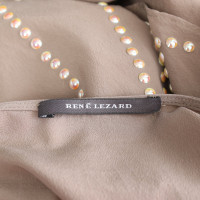 René Lezard Top Silk in Taupe