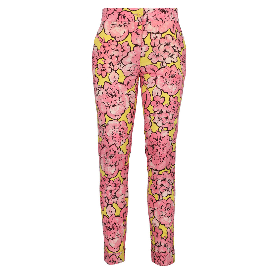 Etro Trousers Wool in Pink