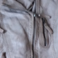 Oakwood Leather jacket in beige 