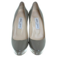 Jimmy Choo Plateaupumps in Taupe