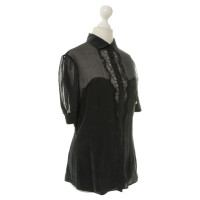 Dolce & Gabbana Short sleeve blouse in black