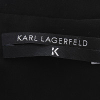 Karl Lagerfeld Paillettenkleid in Schwarz