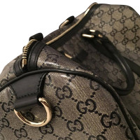 Gucci Boston Bag Lakleer in Grijs