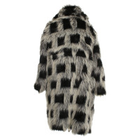 Anna Sui Fur fur coat in black / white