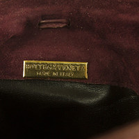 Bottega Veneta Borgogna Suede & Leather clutch