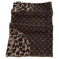Louis Vuitton silk scarf with pattern mix