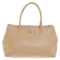 Chanel Cerf Leather in Beige