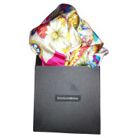 Dolce & Gabbana Sciarpa di seta con la Sicilia-Print