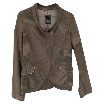Marithé Et Francois Girbaud Blazer Wol in Taupe