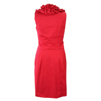 Ted Baker abito rosso con ruches