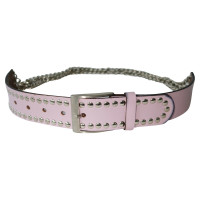 Moschino Belt Leather in Pink