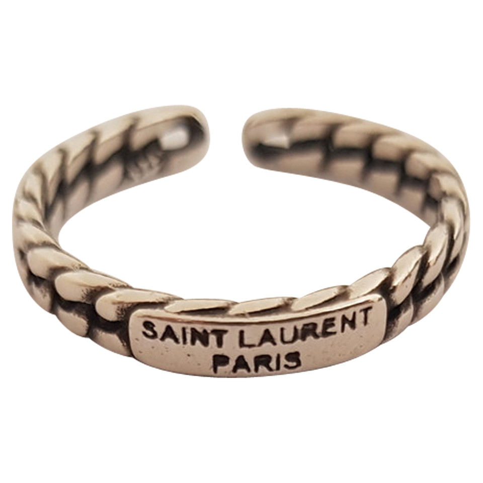 Saint Laurent Ring aus Silber in Silbern