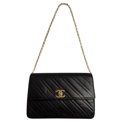 Chanel Flap Bag in Pelle in Nero