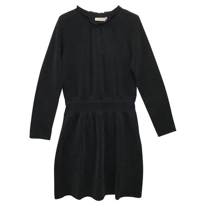 Tory Burch Kleid aus Wolle in Schwarz