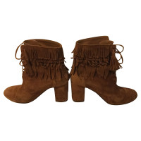Aquazzura Ankle boots Suede in Beige