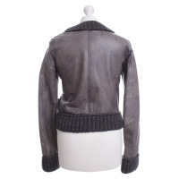 Dolce & Gabbana The used-look leather jacket