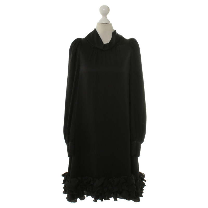 Balenciaga Silk dress in black